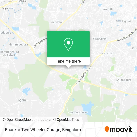 Bhaskar Two Wheeler Garage map