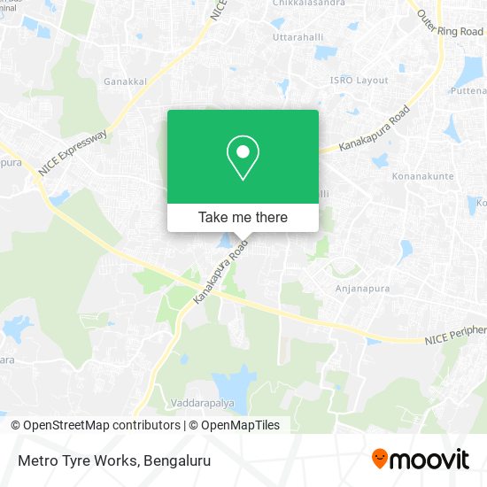 Metro Tyre Works map