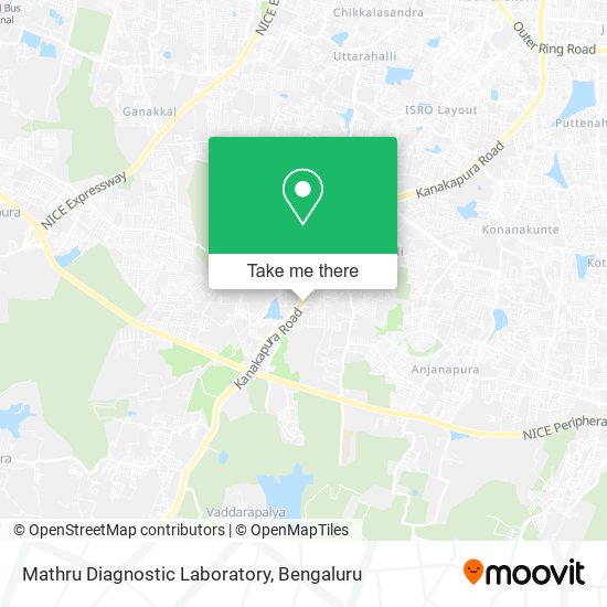 Mathru Diagnostic Laboratory map