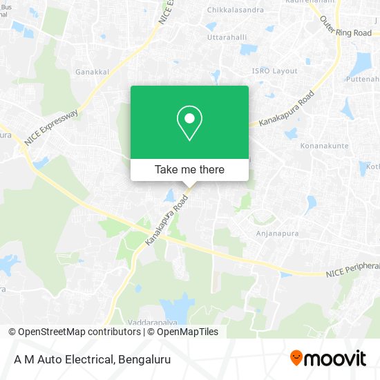 A M Auto Electrical map