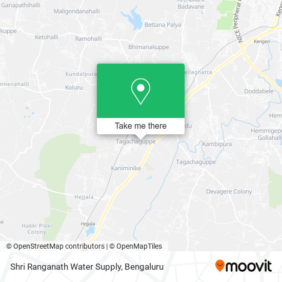 Shri Ranganath Water Supply map