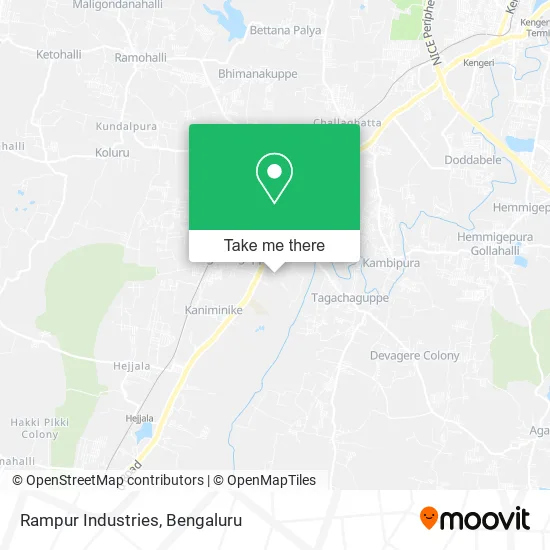 Rampur Industries map