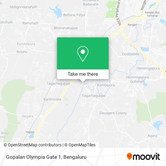 Gopalan Olympia Gate 1 map