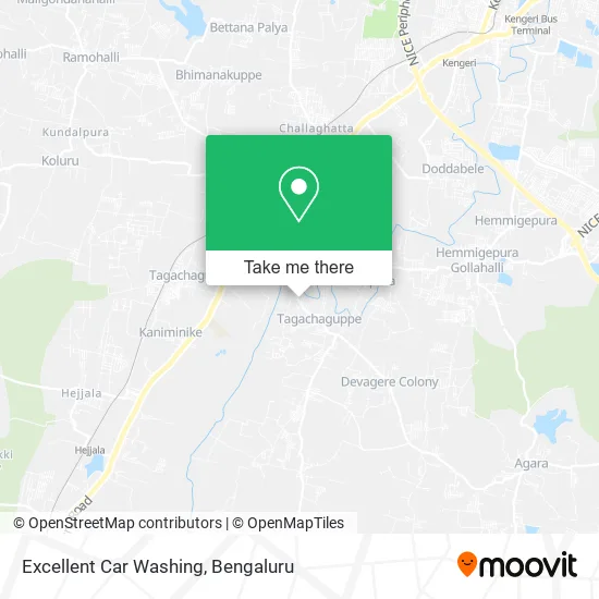 Excellent Car Washing map