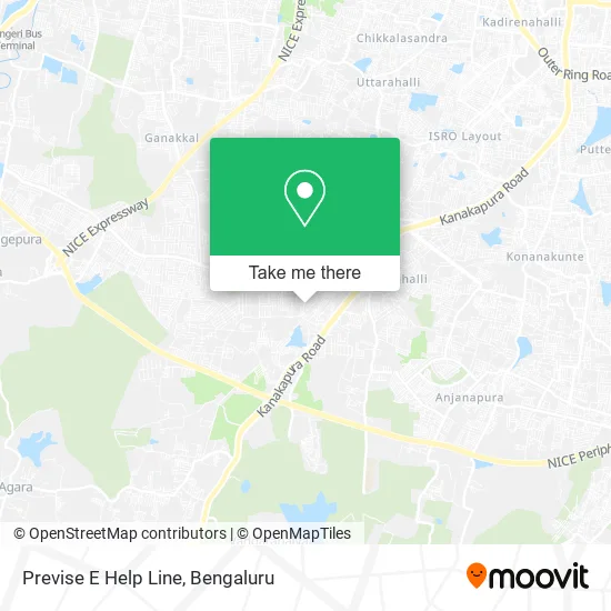 Previse E Help Line map