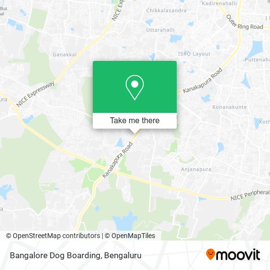 Bangalore Dog Boarding map