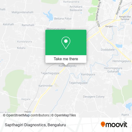 Sapthagiri Diagnostics map
