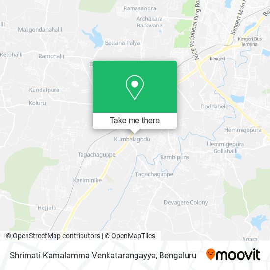 Shrimati Kamalamma Venkatarangayya map