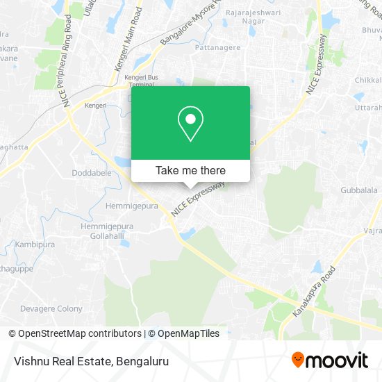 Vishnu Real Estate map