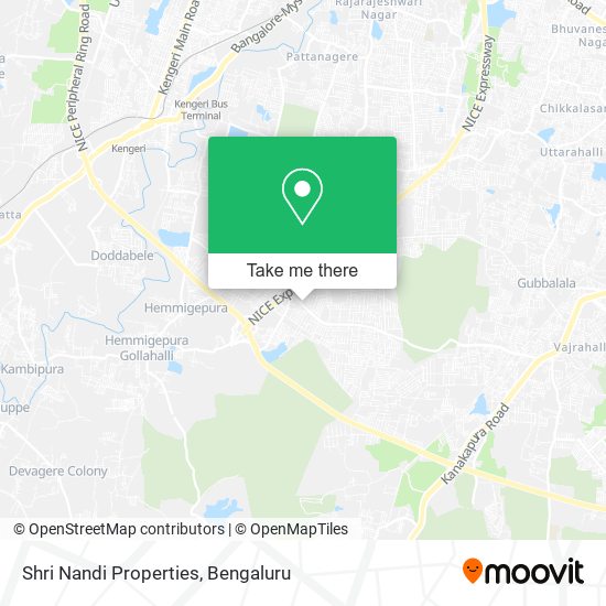 Shri Nandi Properties map