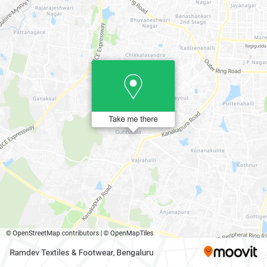 Ramdev Textiles & Footwear map