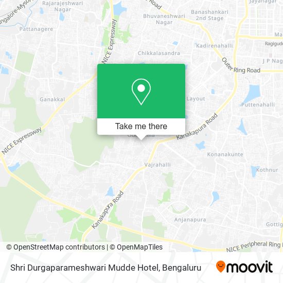 Shri Durgaparameshwari Mudde Hotel map