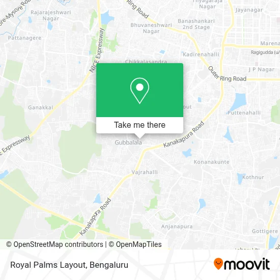 Royal Palms Layout map