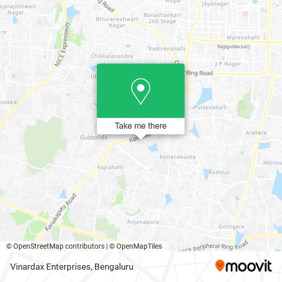 Vinardax Enterprises map