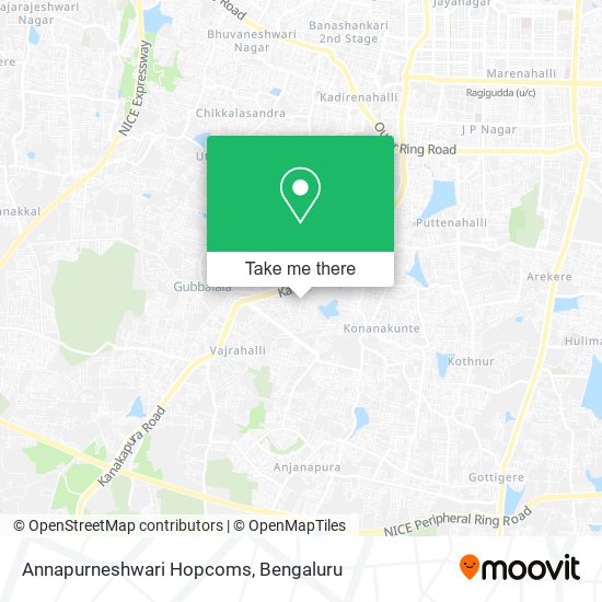 Annapurneshwari Hopcoms map