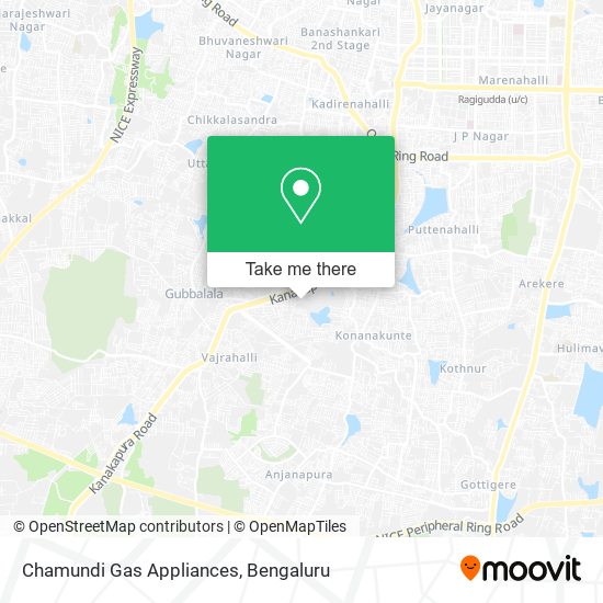 Chamundi Gas Appliances map
