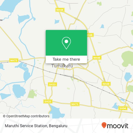Maruthi Service Station map