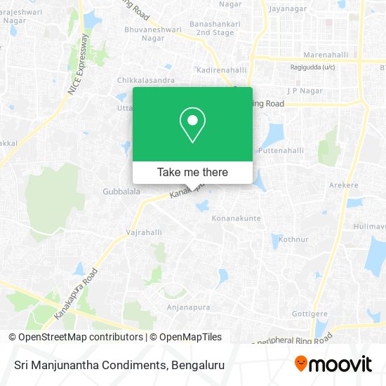 Sri Manjunantha Condiments map