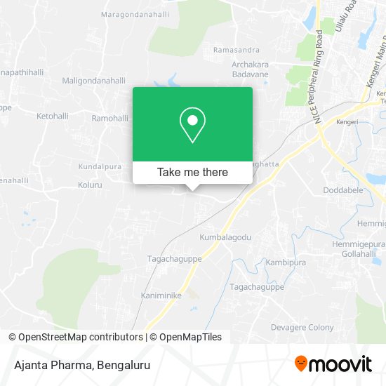 Ajanta Pharma map