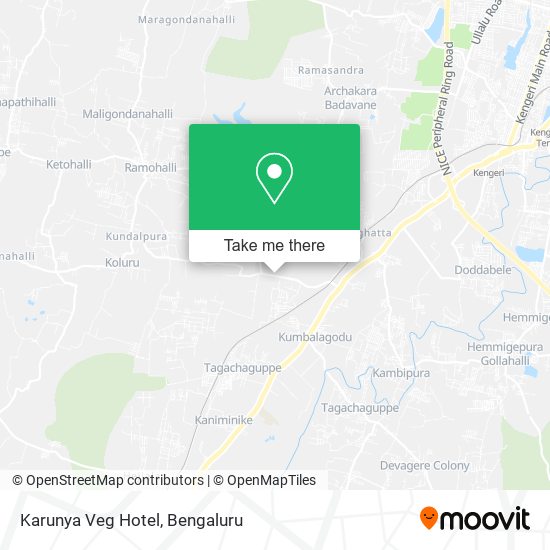 Karunya Veg Hotel map