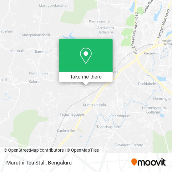 Maruthi Tea Stall map