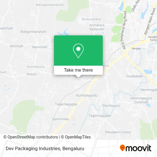 Dev Packaging Industries map
