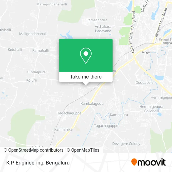 K P Engineering map