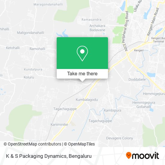 K & S Packaging Dynamics map