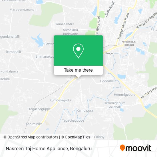 Nasreen Taj Home Appliance map