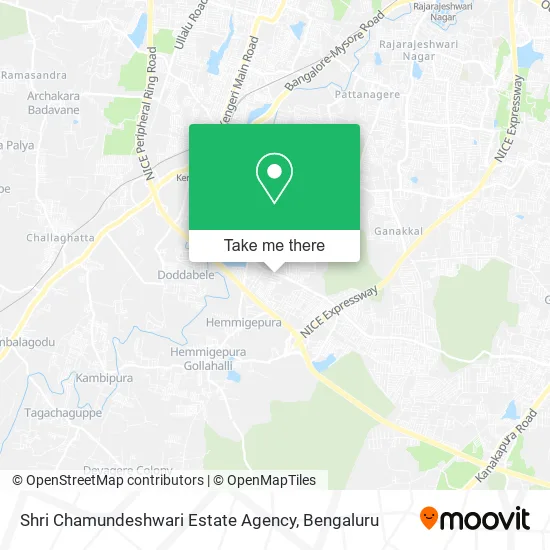 Shri Chamundeshwari Estate Agency map