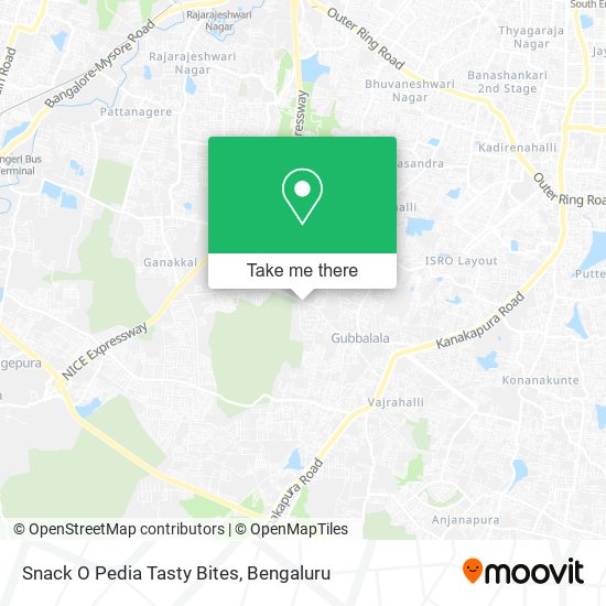 Snack O Pedia Tasty Bites map