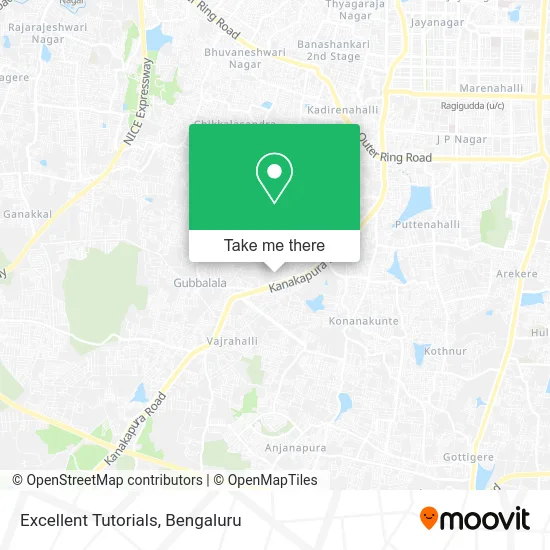 Excellent Tutorials map