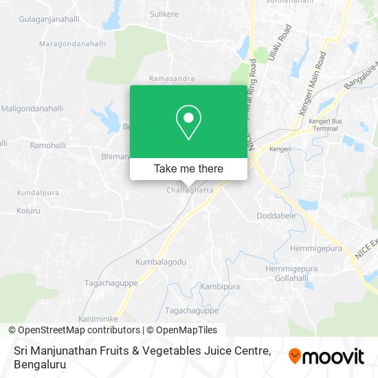 Sri Manjunathan Fruits & Vegetables Juice Centre map