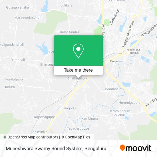 Muneshwara Swamy Sound System map
