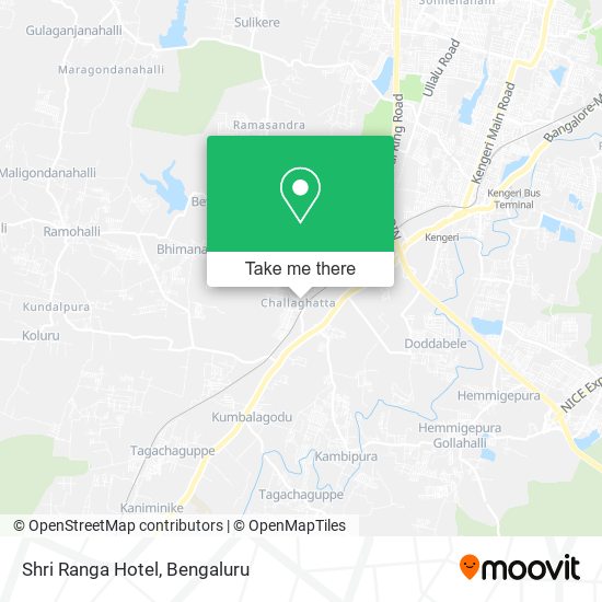 Shri Ranga Hotel map