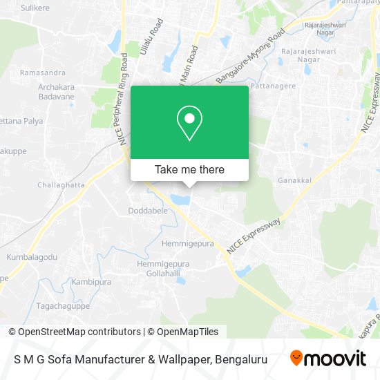 S M G Sofa Manufacturer & Wallpaper map