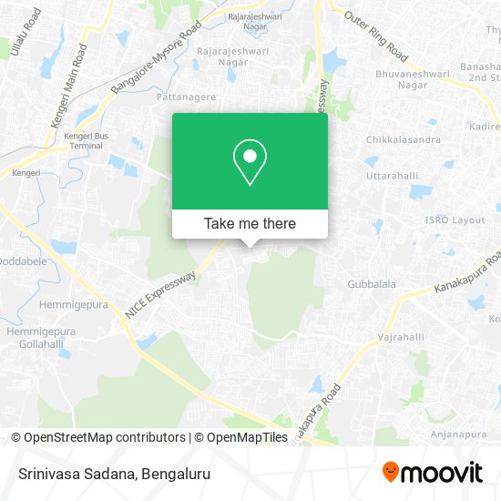 Srinivasa Sadana map