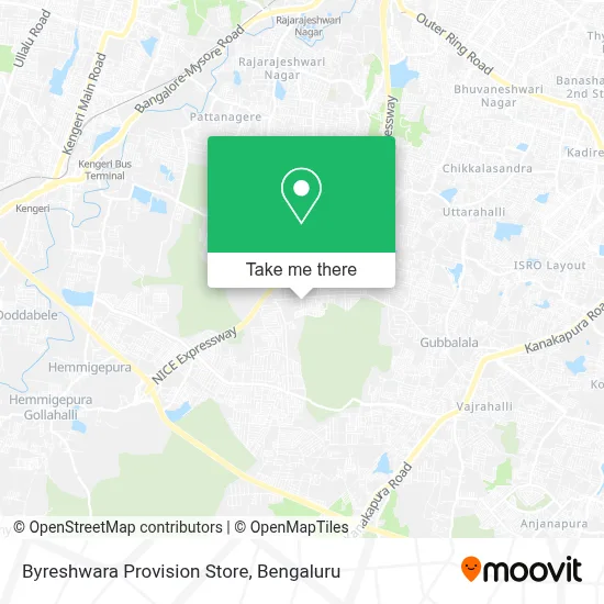 Byreshwara Provision Store map