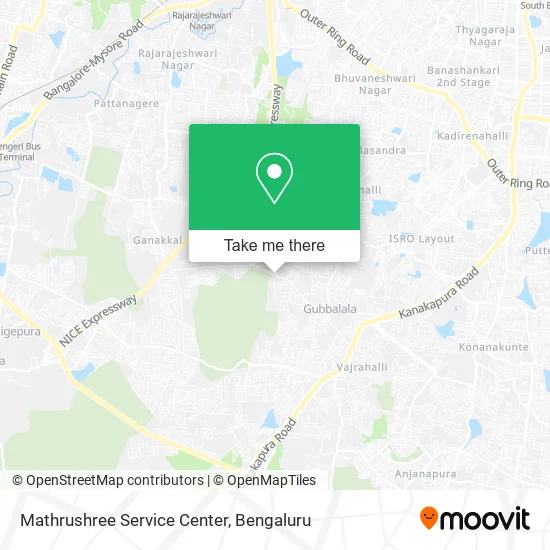 Mathrushree Service Center map