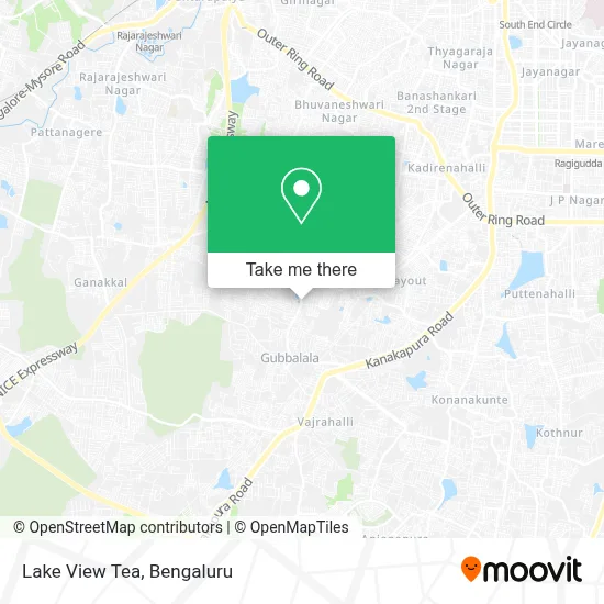 Lake View Tea map