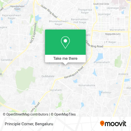 Principle Corner map