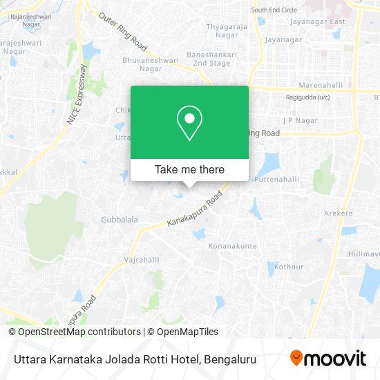 Uttara Karnataka Jolada Rotti Hotel map