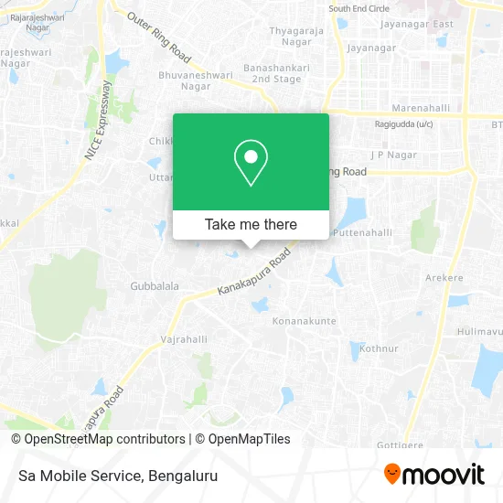 Sa Mobile Service map