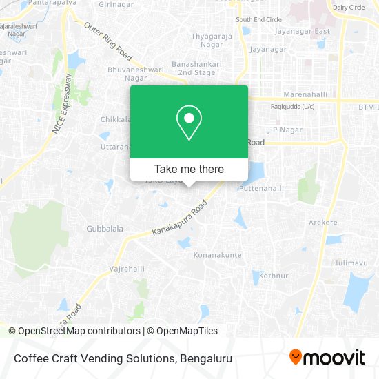 Coffee Craft Vending Solutions map