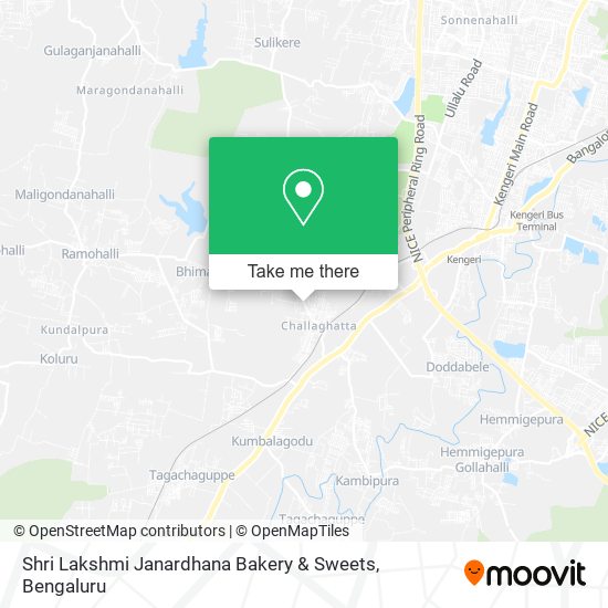 Shri Lakshmi Janardhana Bakery & Sweets map