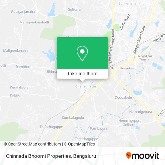 Chinnada Bhoomi Properties map