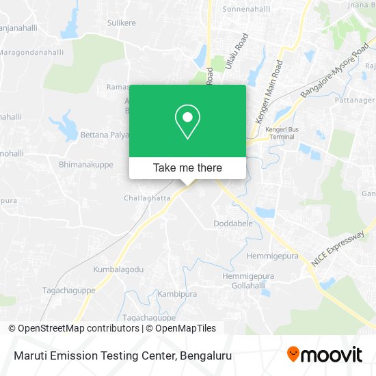 Maruti Emission Testing Center map