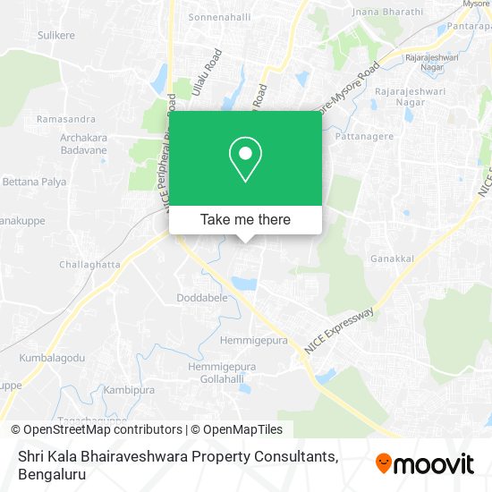 Shri Kala Bhairaveshwara Property Consultants map