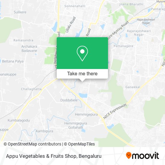 Appu Vegetables & Fruits Shop map