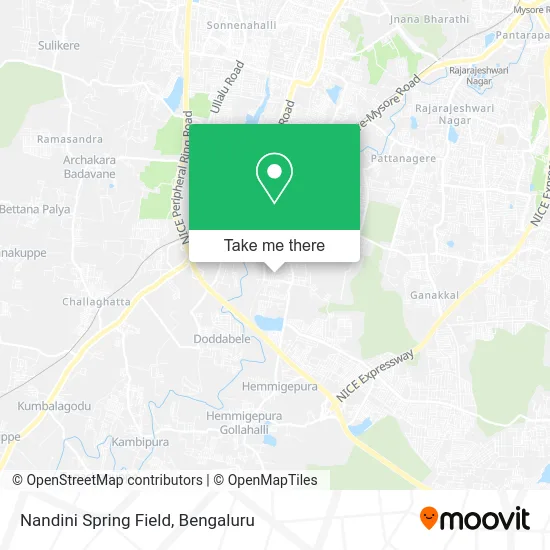 Nandini Spring Field map